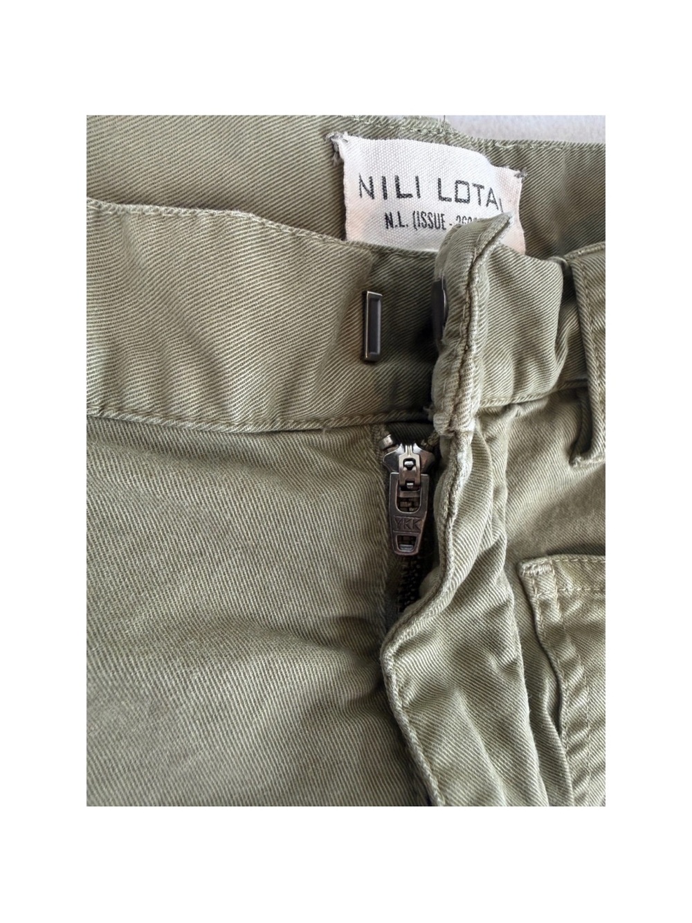 Nili Lotan Olive Shon Pants - Picture 7 of 9
